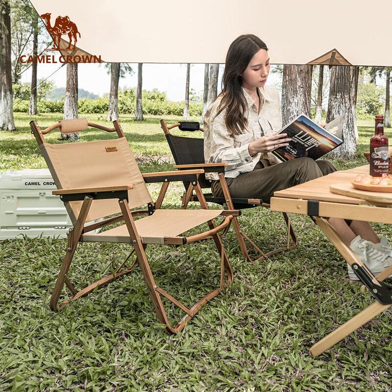 Camel Outdoor Portable Folding Camping Chair