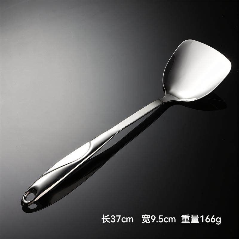 S Shape 304 Stainless Steel Cooking Tools Set Spatula Shovel Colander Utensils for Kitchen Ladles Spoon Public Restaurant
