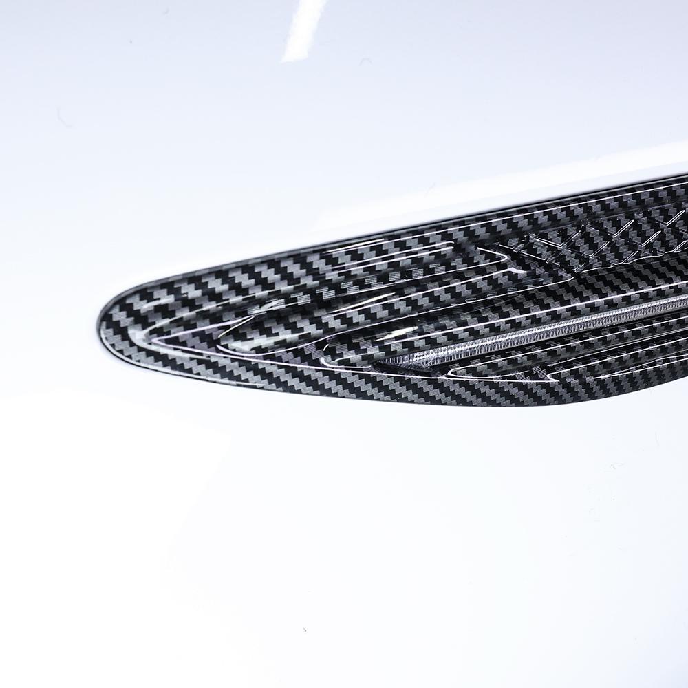 Auto Exterior Carbon Fiber Fender Side Vent Cover For Hyundai Sonata 2025 2026 Car Tuning Accessories