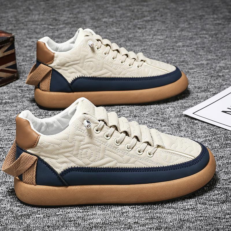 

Кросівки Повсякденні чоловічі зимові плюшеві кросівки Модні шкіряні кросівки з мікрофібри Збільшена висота Кросівки для бігу на плоскій платформі 44