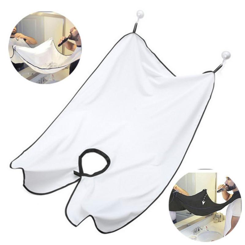 Male Shaving Apron Beard Catcher Care Apron for Shaved Apron Hair Shaving Cloth with Suction Cup Man Clean Apron