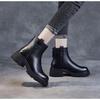 Platform Martin Boots Women's 2025 Autumn and Winter New Chelsea Soft Leather Short Boots Fashionable Retro Versatile British Small Leather Boots