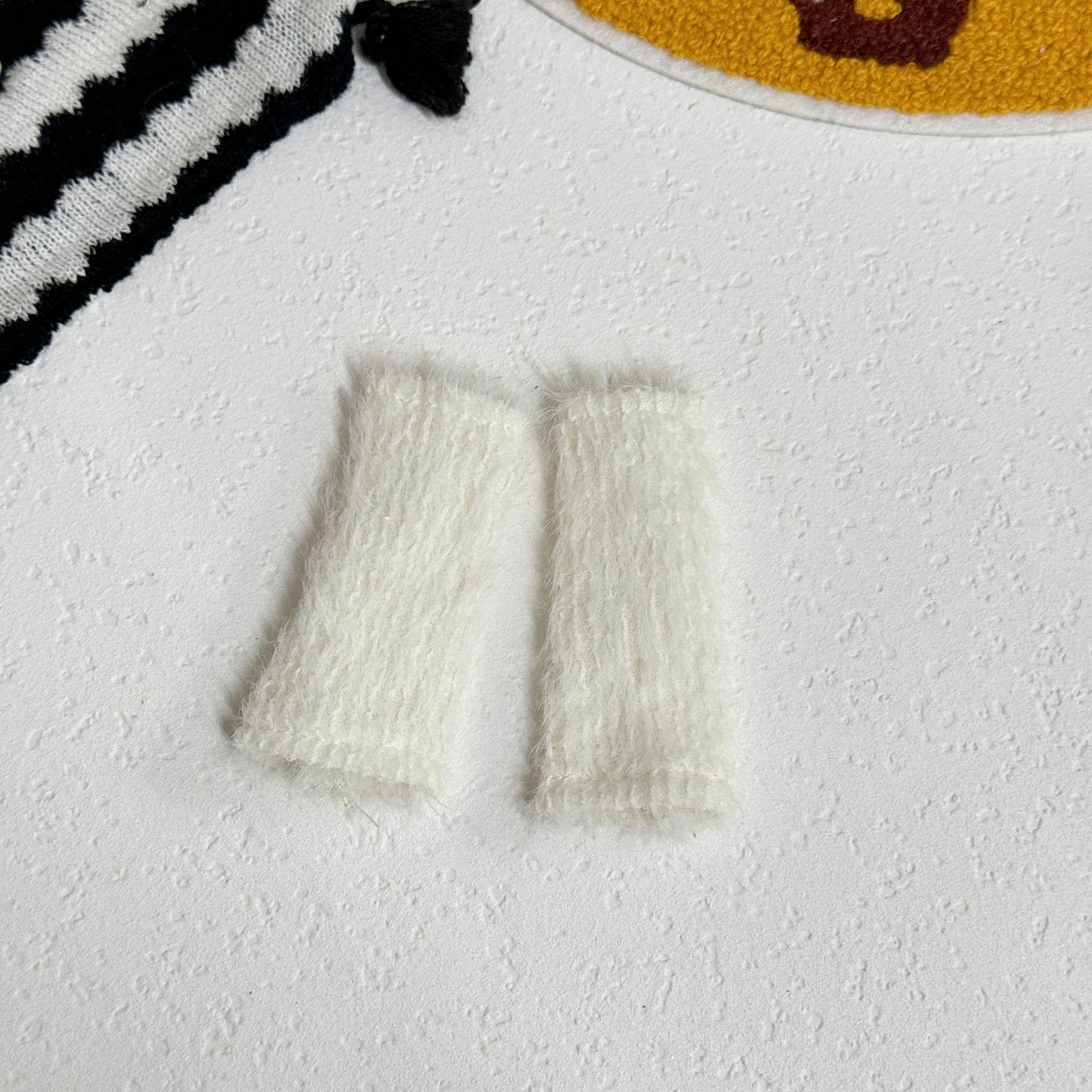 Long-legged Kitty Plush Leg Warmers: Doll BJD 6-Point Pile Socks, Fan-made Accessories