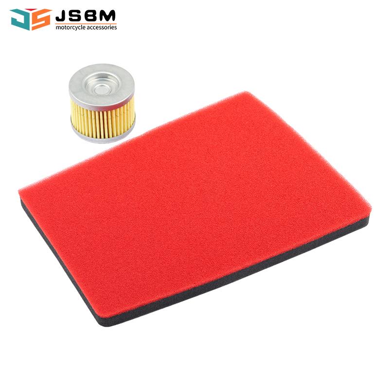 JSBM Waschbarer Motorrad Luftfilter Ölfilter für Loncin VOGE 300RR 300R 300AC 300DS 250RR 300GY LX300 LX300-6A CR6 LX300R