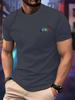 Unisexs Never Stop The Hustle TShirt Color Drip Letter Print ONeck Short Sleeve Casual Hip Hop Streetwear Graphic Tee Tops