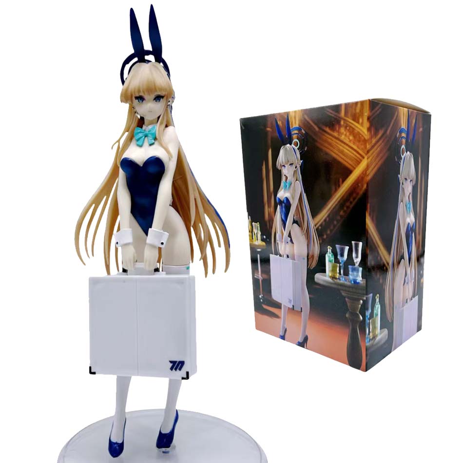 Prodáno Blue Archive Asuma Toki Hravá póza Králičí dívka Herní dívka Figurka Model Socha Sběratelství Stolní dekorace Ozdoba