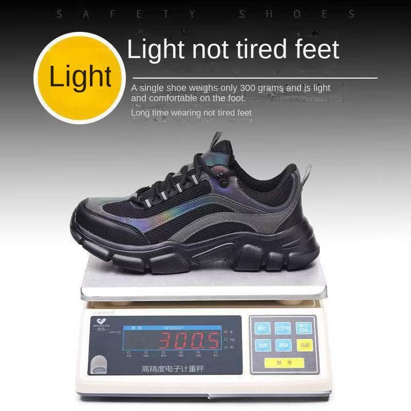 

Обувь для страхования труда. Мужская и женская обувь со стальной головкой, антипрокольная, легкая, амортизирующая, защитная рабочая обувь. 46