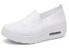 Women's Thick-Soled Air Cushion Dance Shoes - Soft, Comfortable Fly-Knit Rocker Design