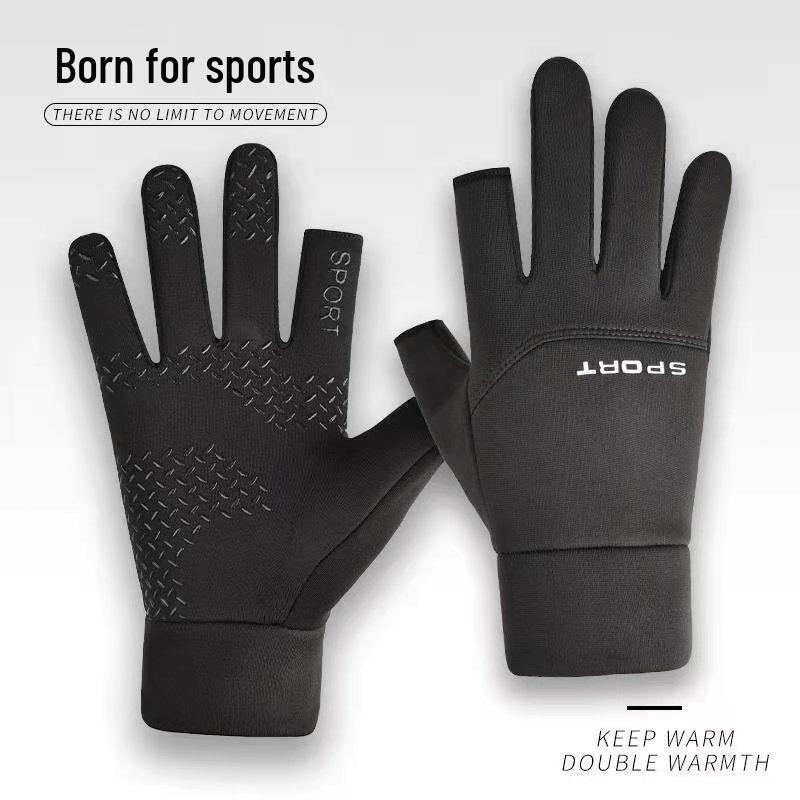 Men’s Winter Warm Touchscreen Riding Gloves - Windproof Cycling, Motorcycle, Ski & Delivery