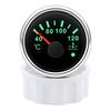 40~120℃ 52MM Water Temperature Gauge With Flashing Alarm Temp Sensor 10.2MM 7 Color Light for Marine Boat Yacht Car Auto 12V24V