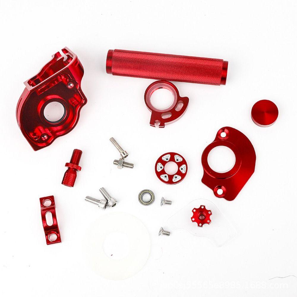 22mm Diameter Throttle Twist Bar Set Aluminum Zinc Zinc Alloy Throttle Control Bar Dirt Bike Riding