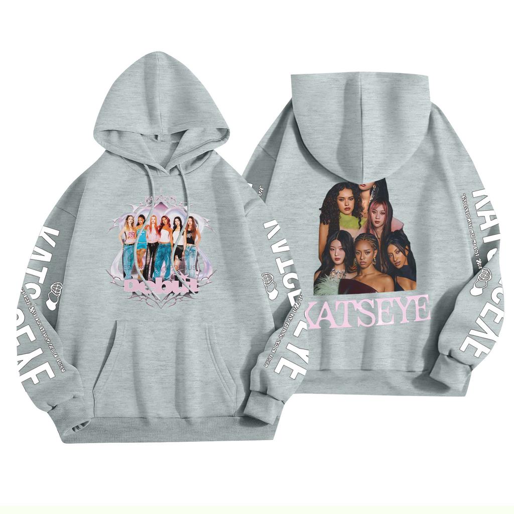 Unisex Fashion Lightweight Long Sleeve Pullover With Pockets Printed Hoodie