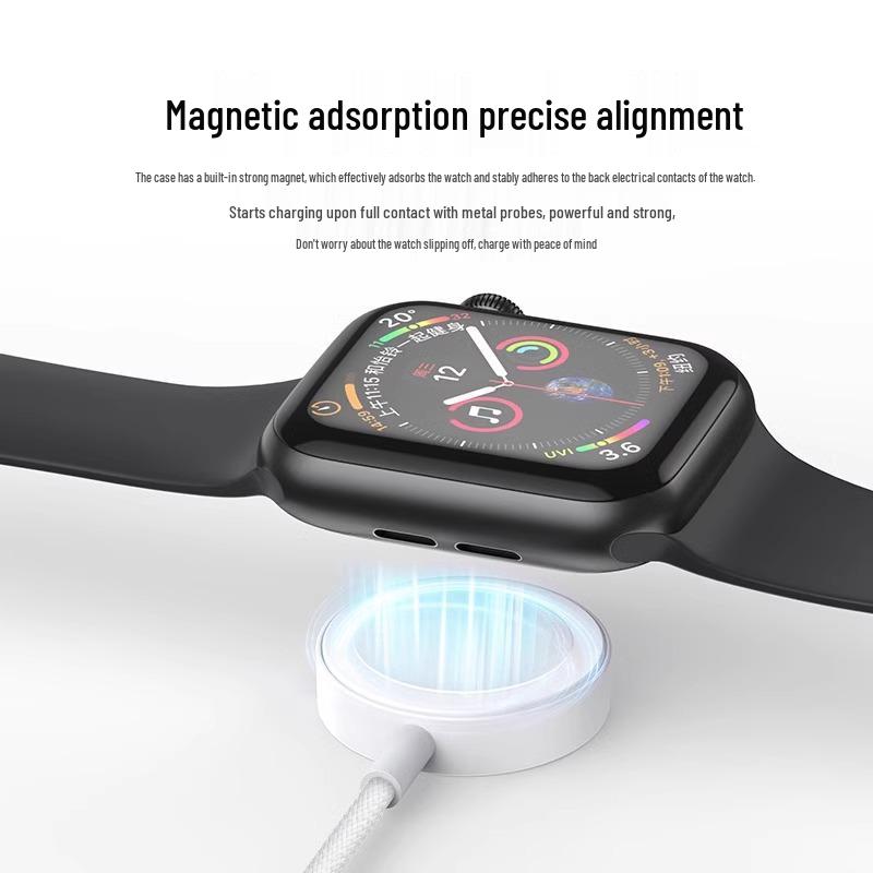 Strong Magnetic Fast Wireless Charger for Apple Watch with Type-C Cable