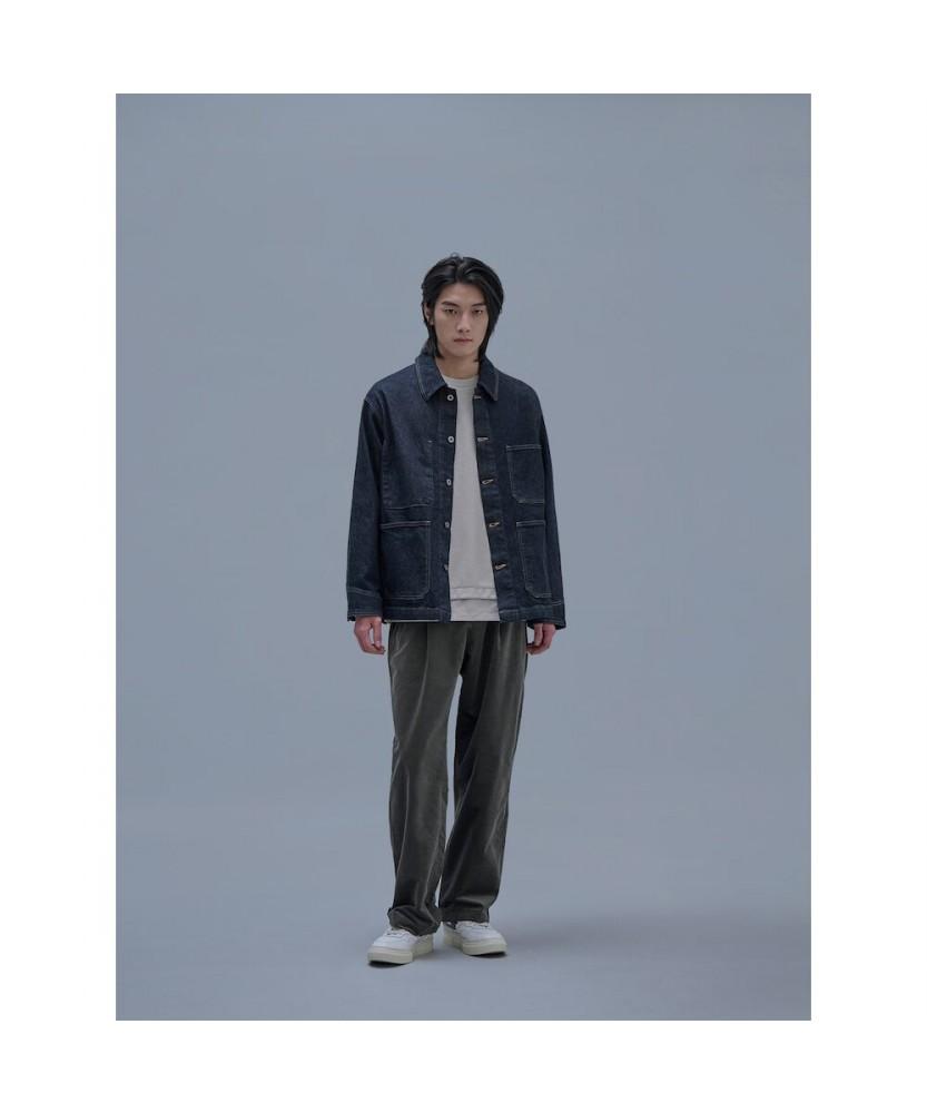 Shift.G Mallet Denim Coverall Jacket Navy