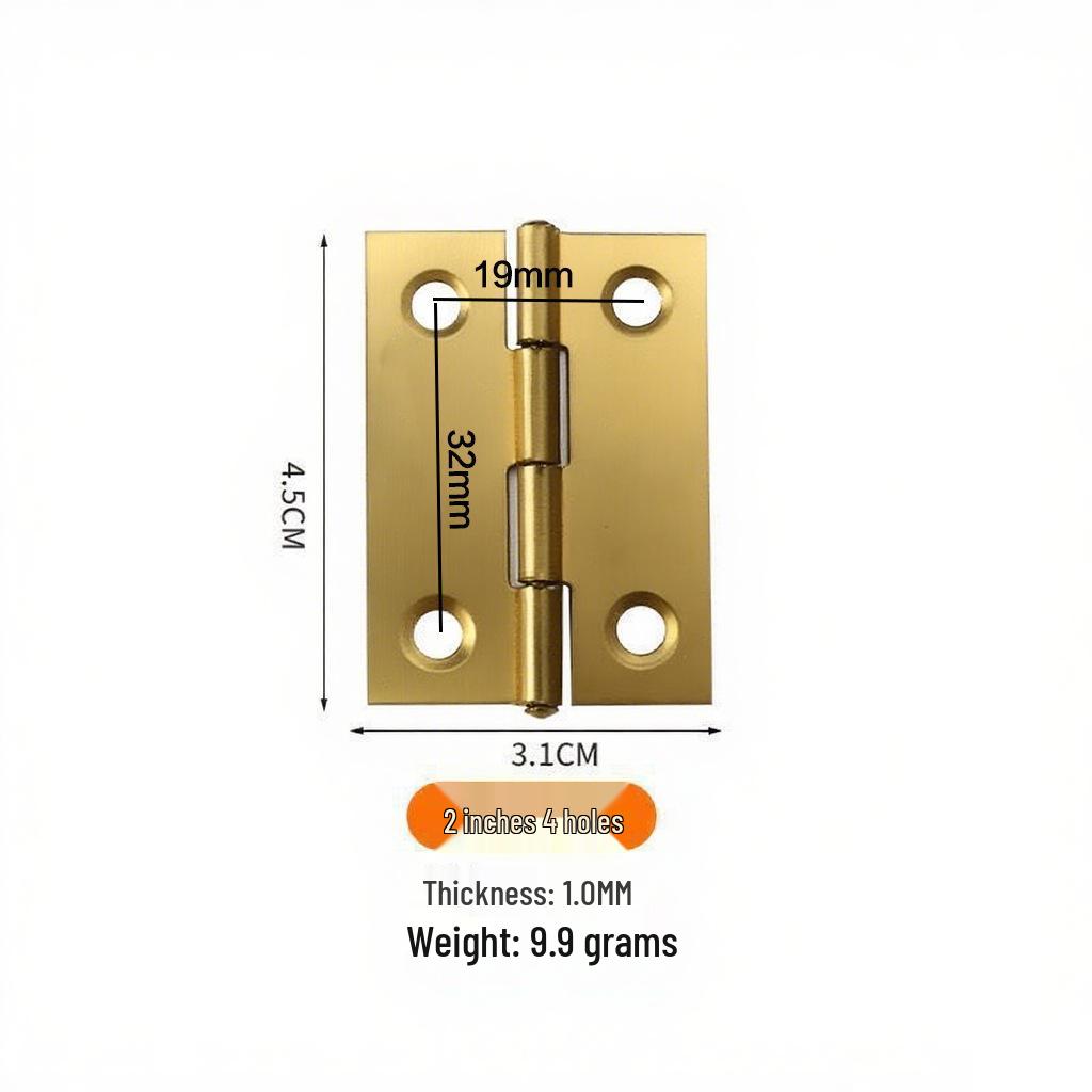 Stainless Steel Folding Casement Hinge for Doors, Windows, Wooden Boxes & Luggage (1-4 inches)