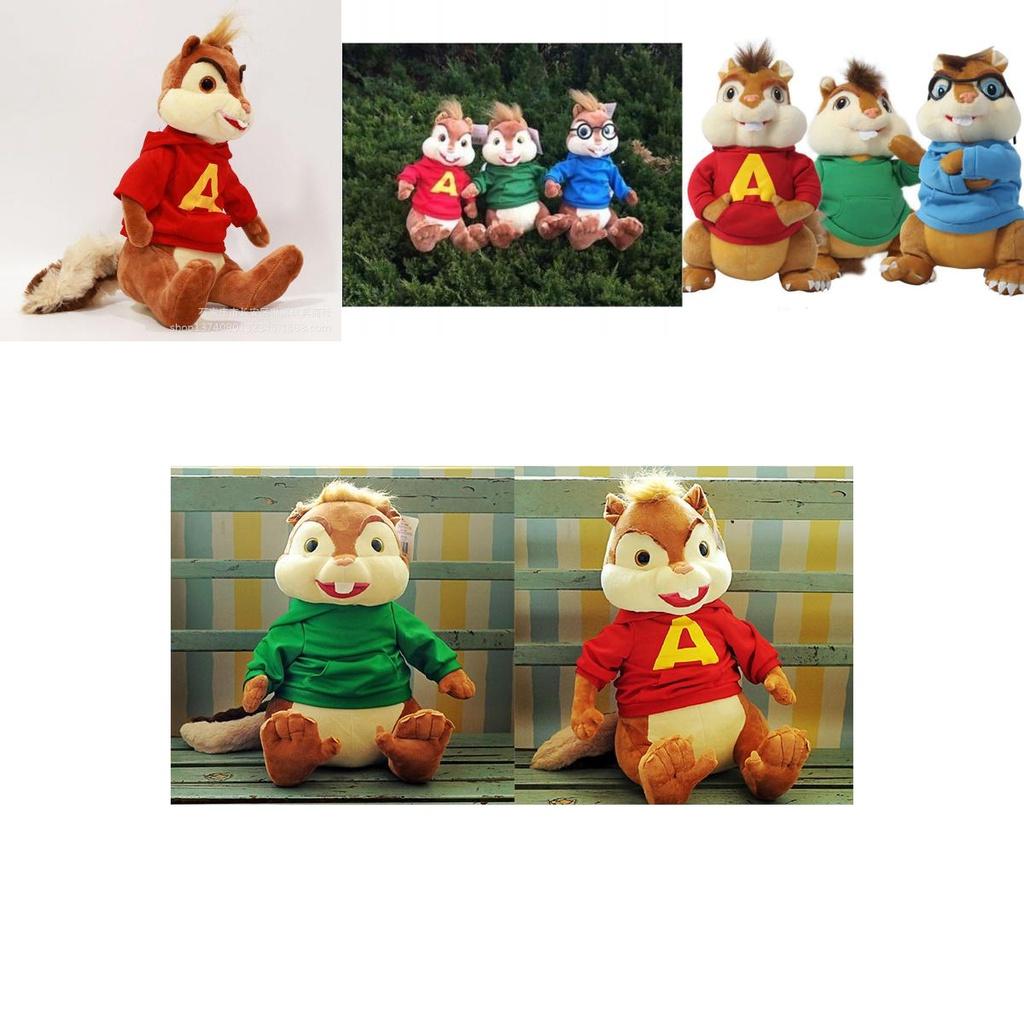 Knuffelige Alvin And The Chipmunks Pluche Zacht Knuffeldier Poppen Speelgoed Cadeau