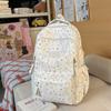 Schoolbag Student Schoolbag Ins Sweet Star Backpack Junior High School Student Casual Backpack Junior High School Women High Value Storage