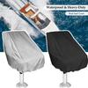 Boat Seat Cover Waterproof Heavy Duty Weather Resistant Chair Protective Cover Outdoor Chair Cover Boat Bench Chair