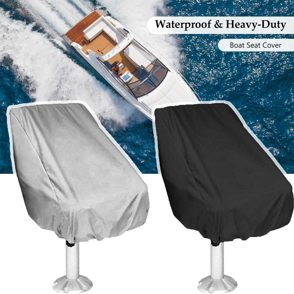 Boat Seat Cover Waterproof Heavy Duty Weather Resistant Chair Protective Cover Outdoor Chair Cover Boat Bench Chair