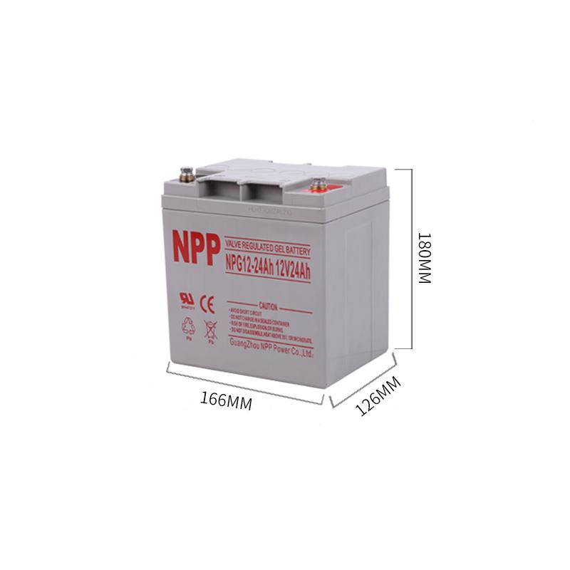 Naipu NPP 12V 120Ah Solar Colloidal Battery for Household, UPS, RV, Street Lighting