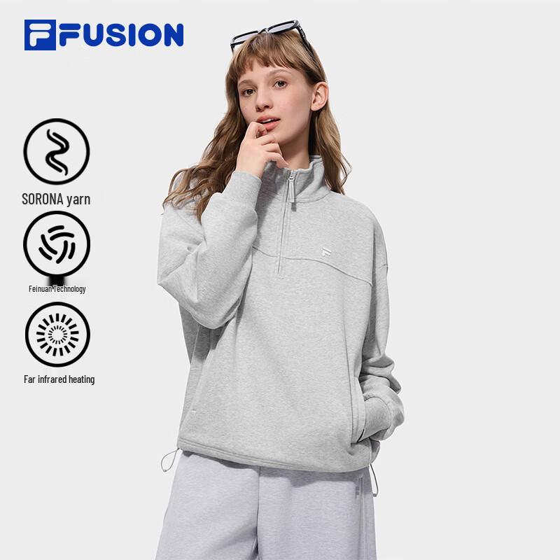 Fila Fusion Women's Half-Zip Stand-Collar Knit Sweatshirt