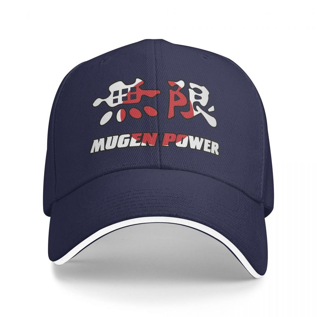 Unisex Baseball Hats Mugen Power Racing Logo Outdoor Streetwear Summer Sports Baseball Caps Hip Hop Cap Casquette Hats