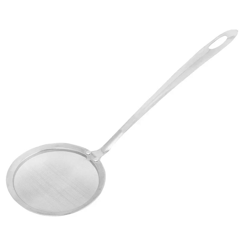 Kreativer Edelstahl Hot Pot Suppenlöffel Multifunktions-Kochlöffel Trennen von Suppenrückständen Doppelfunktionslöffel Hotelküchenwerkzeuge