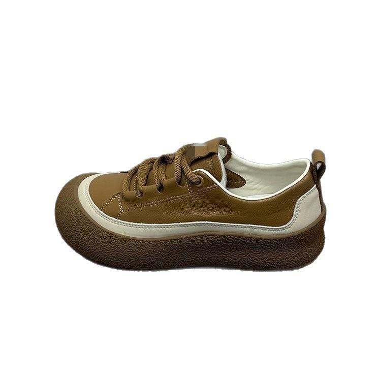 Retro soft baseplate shoes women's 2025 autumn new casual single shoes versatile comfortable non-slip mountaineering shoes sports women's shoes