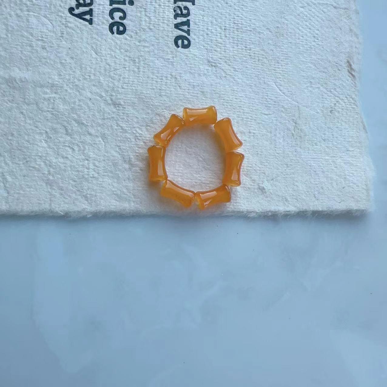 Bamboo Joint Retro Stackable Ring for Women - Versatile, Trendy, and Fashionable Index Finger Ring