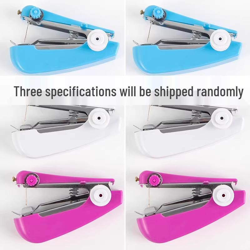 Compact Handheld Sewing Machine: Portable, Versatile, Manual Stitcher for Simple Sewing Tasks