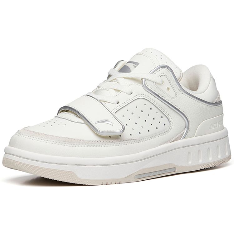 Anta Durable Low-Top Skate Shoes Women Sneakers Silver 122238015A-3