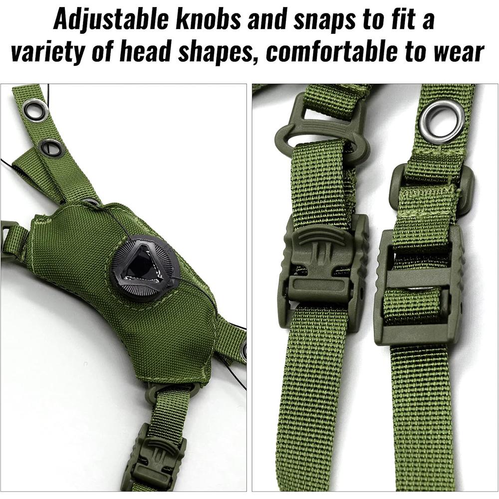 Adjustable Dial Suspension System Chin Strap Helmet Accessories for Fast for MICH for Wendy Helmet