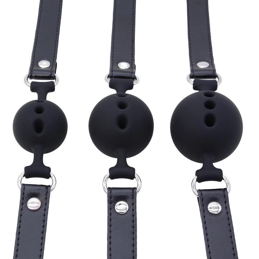 Silicone Ball Gag Restraint for Couples: Bondage & Training Tool