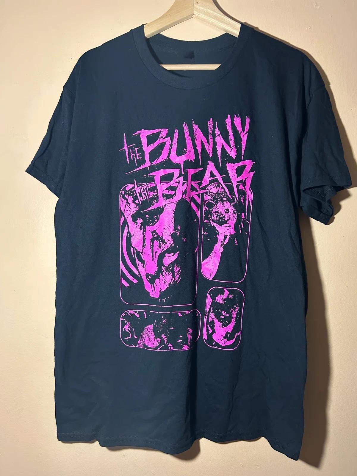 

RARE The Bunny The Bear Band Tee Concert!! Mens Womens NT125 FREE SHIPPING S
