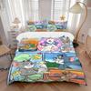 3er Set Koch Tom & Jerry Aufdruck Bettbezug Ultra Weich, Atmungsaktiv und Bequem Bettwäsche mit Stilvollem Design für Schlafzimmer und Gästezimmer Dekoration 1 Bettbezug und