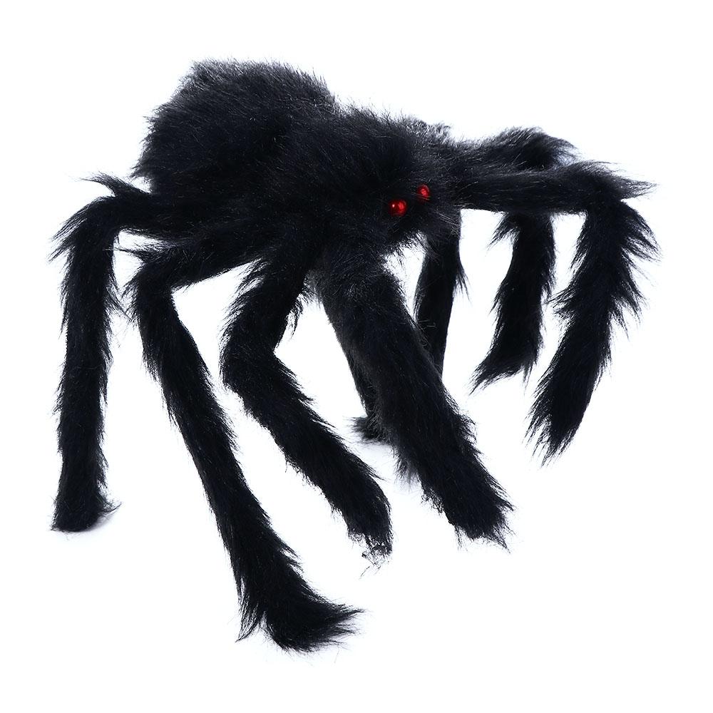 Props Halloween Party Decoration DIY Ornament Artificial Spider Black Spider Horror Giant Spider Haunted House Decor