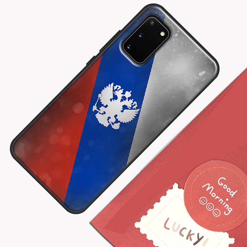 Russian Flag Phone Case For Samsung Galaxy S26 S25 Ultra S20 S21 S22 S23 S24 S10 Plus S25 FE Cover Shell