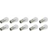 6V 21/5W Tail Brake Light Bulb, Rear Indicator Motorcycle Scooter 10PCS