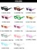 Women'S Sunglasses  Fashion Vintage Rectangle Frame Purple Pink Square Glasses Girls Sun Glasses Ladies Eyewear Uv400