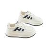 Thick-soled muffin little white shoes women's 2025 autumn new versatile breathable board shoes heightening sports and leisure student women's shoes