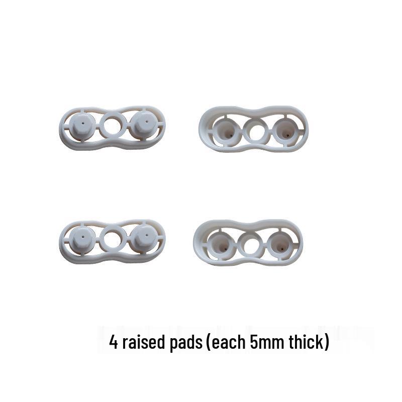 

Heightening Toilet Seat Gasket with Noise Reduction and Bidet Foot Pad