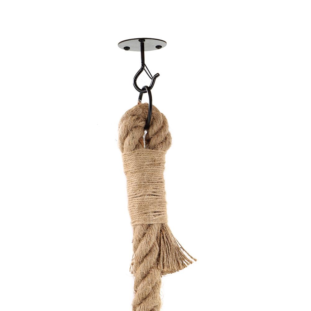 3m Ceiling Cat Climbing Rope Jute Rope Wall-mounted Solid Wood Pet Home Suitable for Cats To Climb and Play