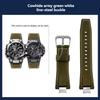 Modified Quick Release Leather Belt Nylon Strap For Casio G-SHOCK 5672 MTG-B3000 Italian leather Watchband Bracelet Accessories