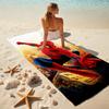 Spider-Man beach towel Outdoor camping Beach towel for vacation swim Outdoor pool Absorbent bath towel