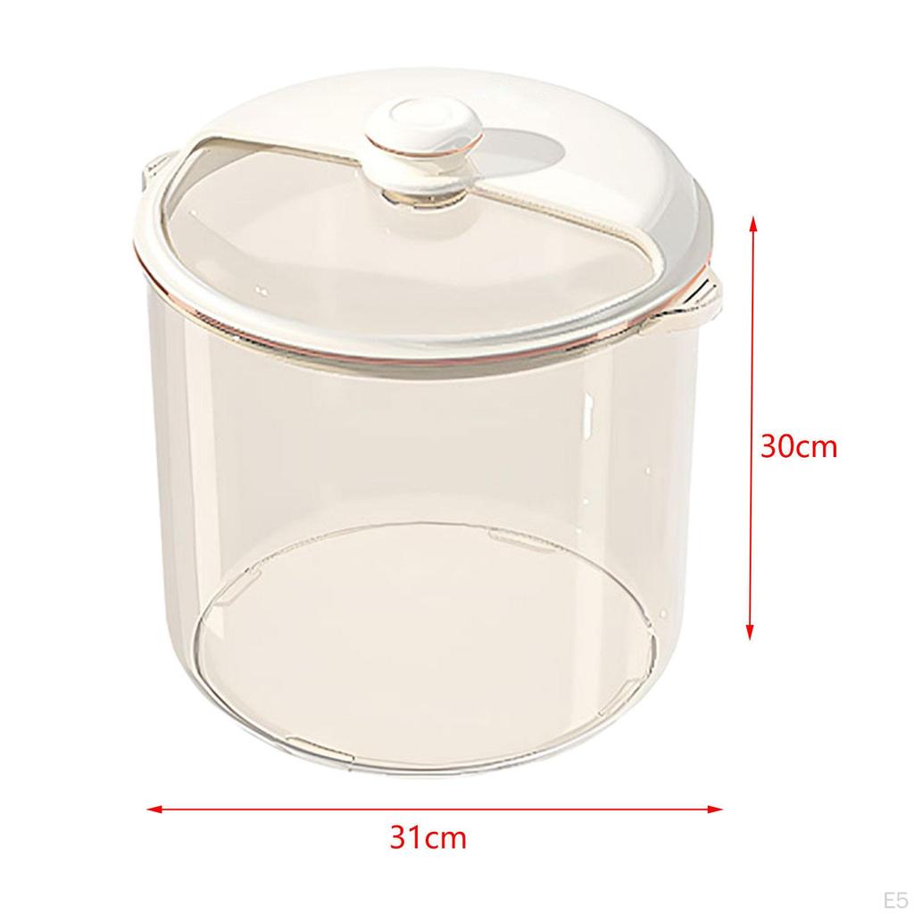 Rice Container Dog Cat Food Pet Storage Box Countertop Home Kitchen