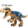 Big Dimension Assembled Construction Blocks Plaything Dinosaur World Triceratops Tyrannosaurus Children Animal Miniature Bricks Playthings for Boys