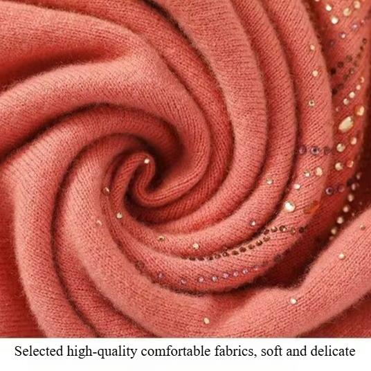 Autumn/winter Women's Knitwear Plus-size Sweaters Loose Pullover Knited Sweater V Neck Jumper