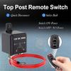 Remote Battery Disconnect Switch 200A, DC12V Top Post Negative Battery Shut Offs Switch for Car Truck Vehicle