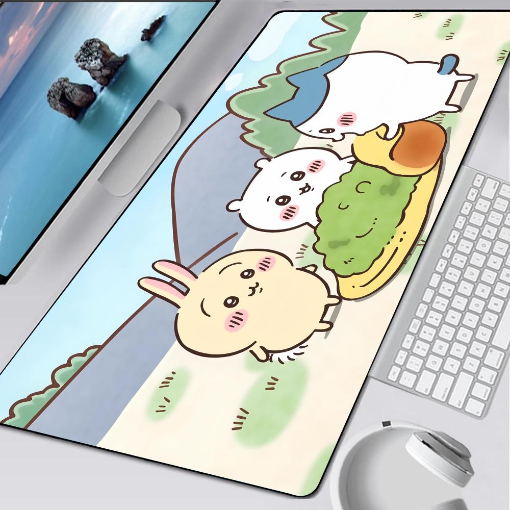 

Kawaii C-Chiikawas Mouse Pad Rubber Mat Laptop Xxl Mousepad Notebook Gamer Computer Table Gaming Accessories 600x300x2mm