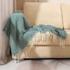 Multi-Purpose Woven Blanket: Sofa Throw, Bed Runner, Air Conditioning Shawl, Summer Cool Nap Blanket